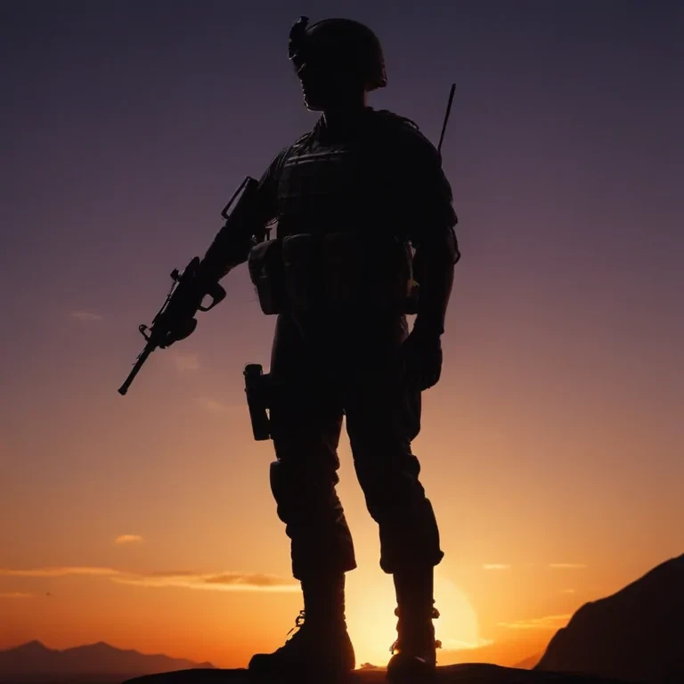 soldier silhouette png