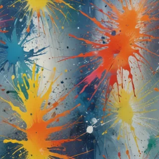 paint splatter transparent