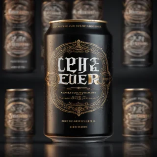 beer can mockup