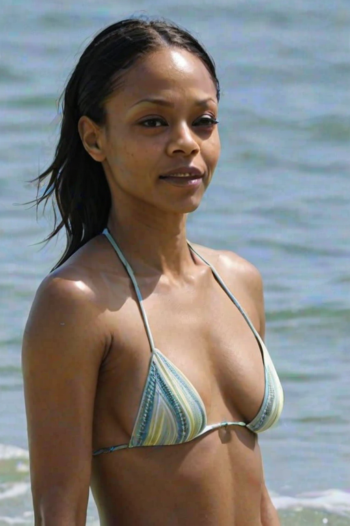 Zoe Saldana in bikini