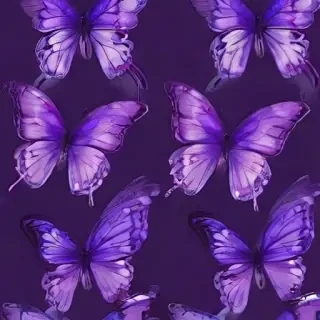 purple butterflies wallpaper
