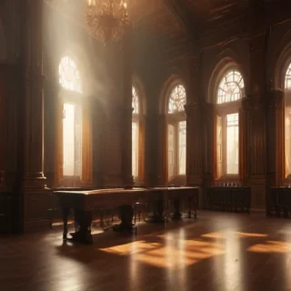 court room background