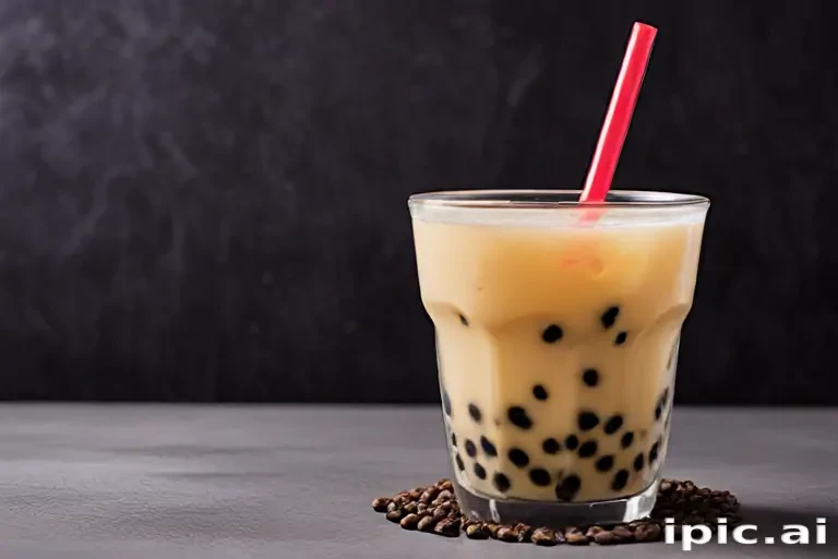 boba tea background