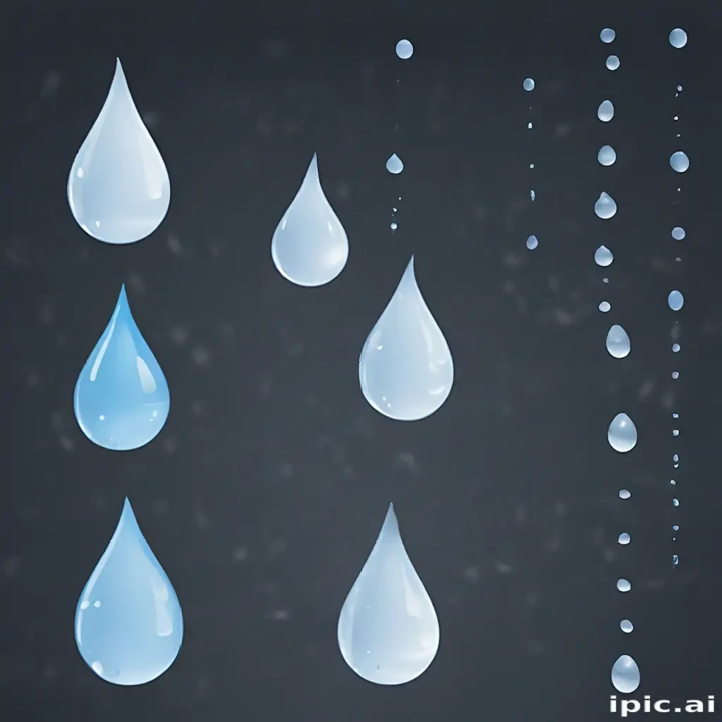 water drops clip art