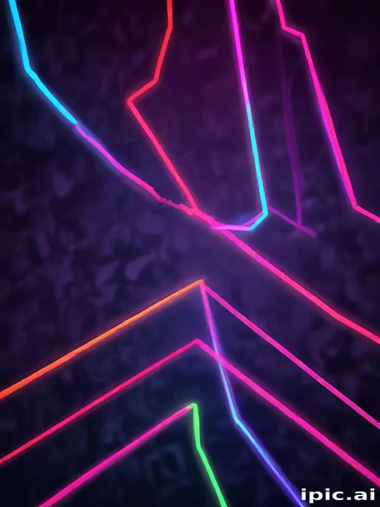 neon color background