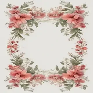 floral border png