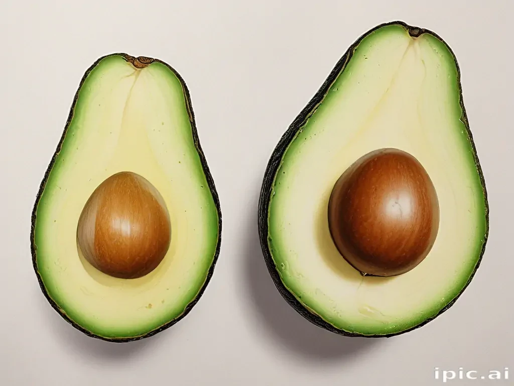 avocado drawing
