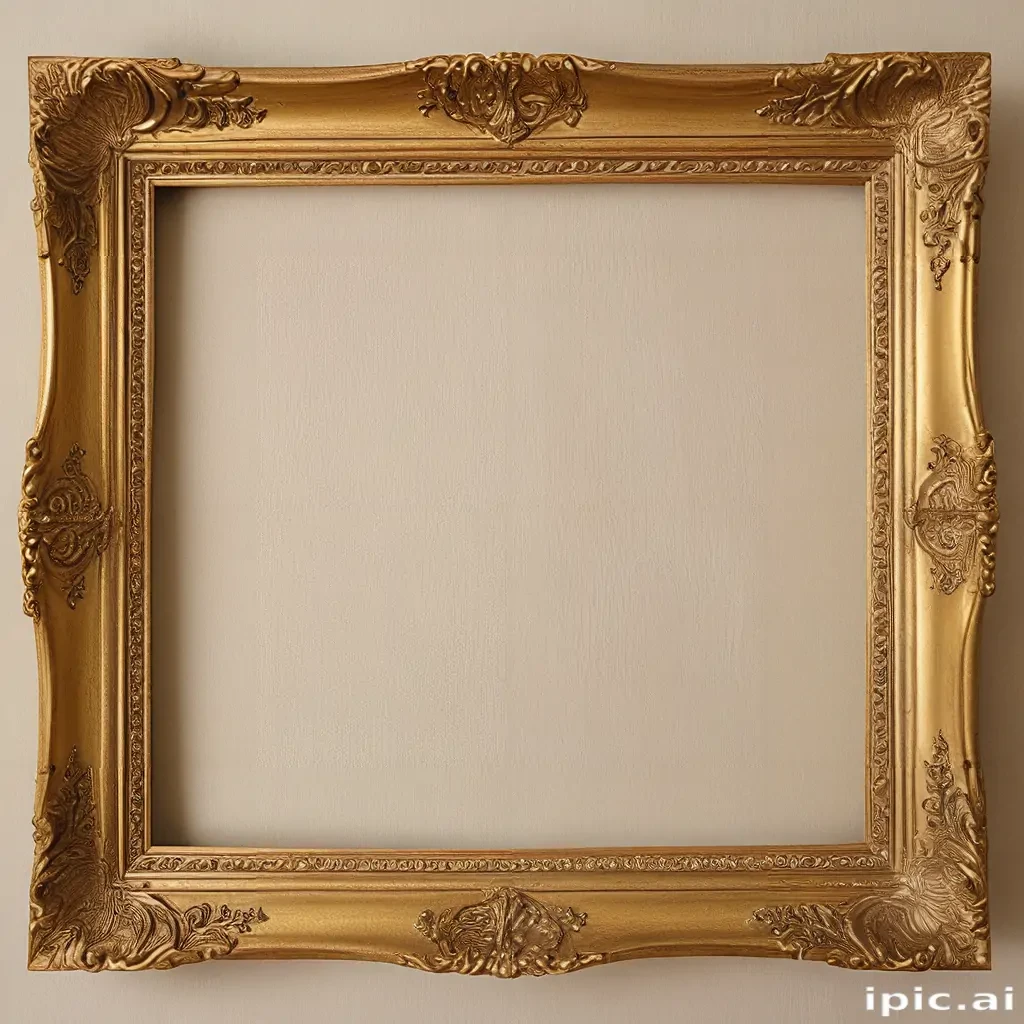 fancy gold frame