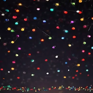 christmas lights iphone wallpaper