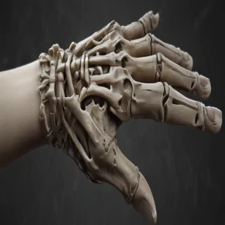 skeleton hand png