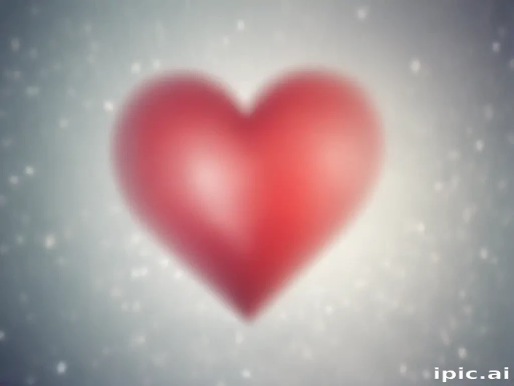 blurred heart