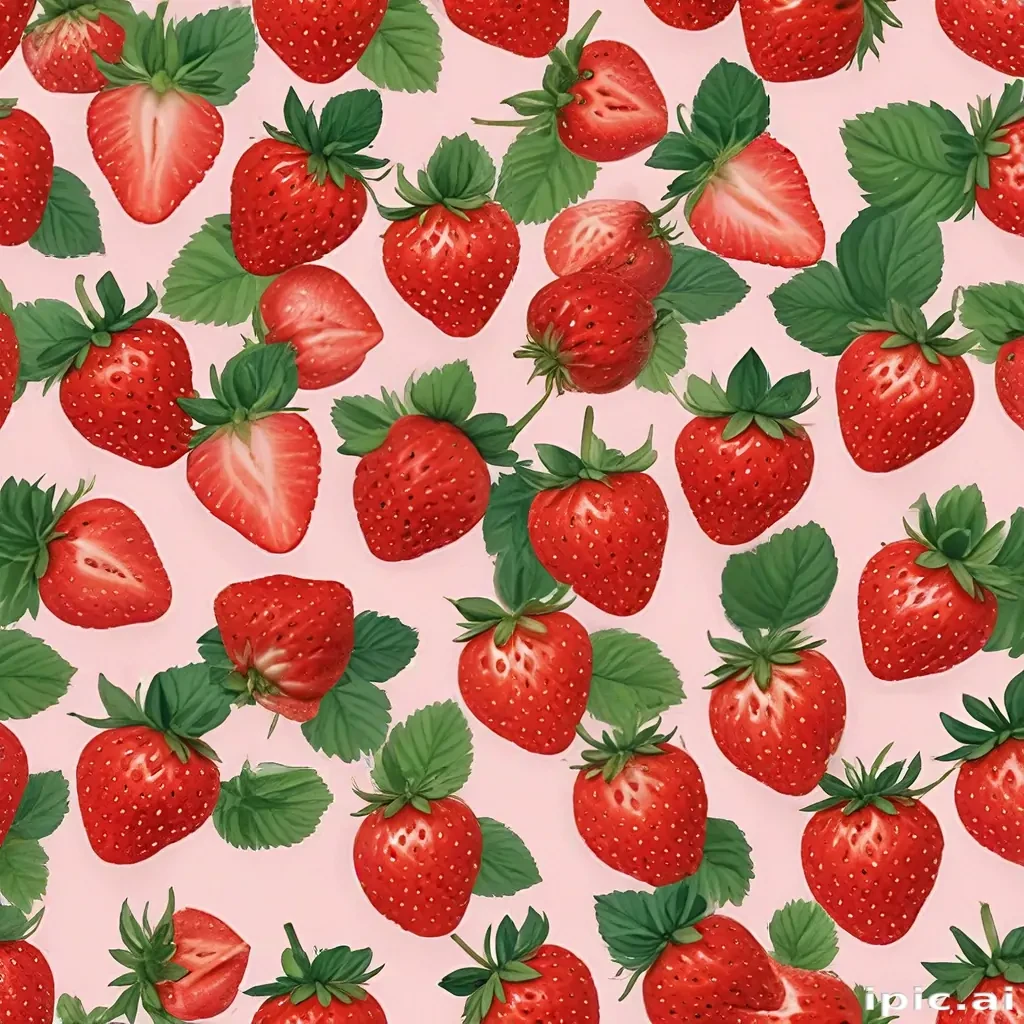 aesthetic strawberry wallpaper