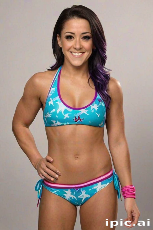 wwe bayley in a bikini