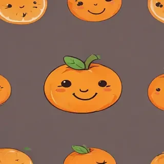 orange cute wallpaper