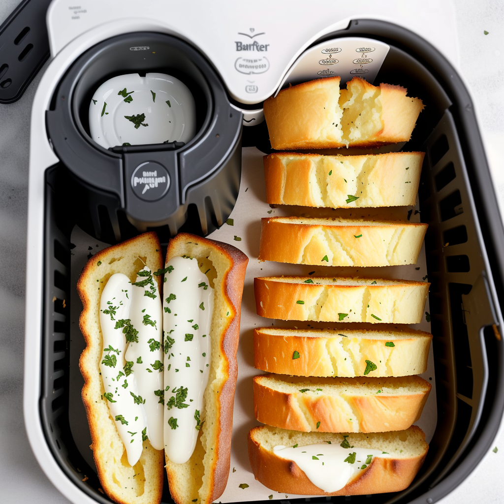 frozen garlic bread in the air fryer