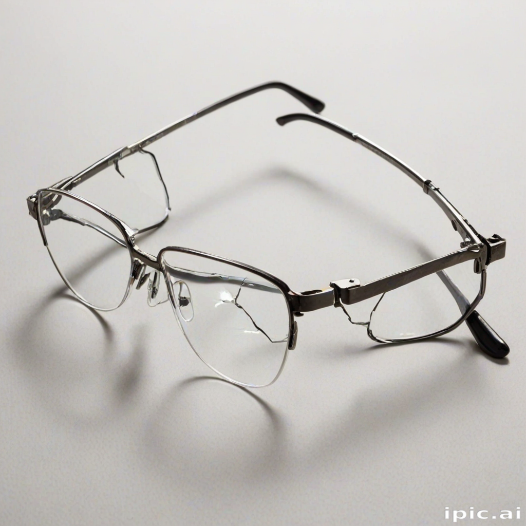 broken glasses png