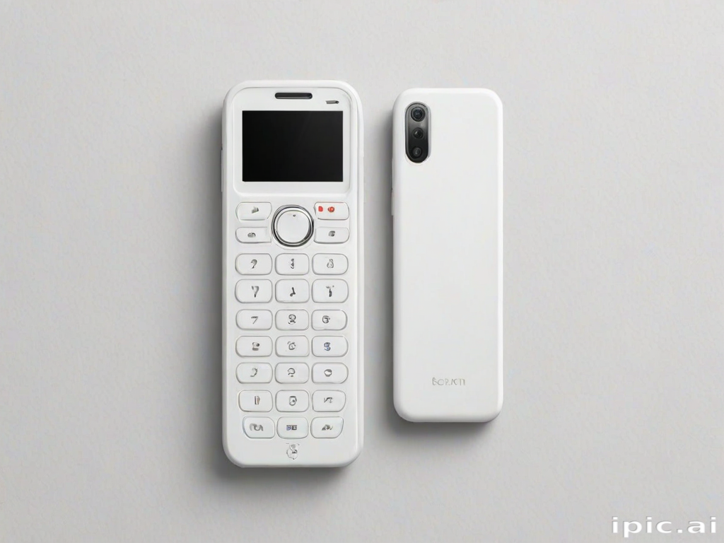 icon phone white
