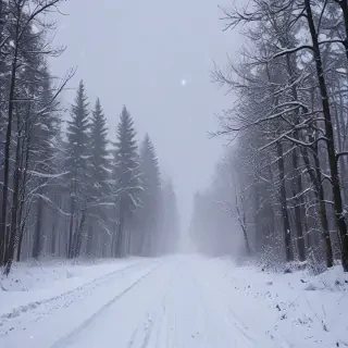 snowing iphone wallpaper