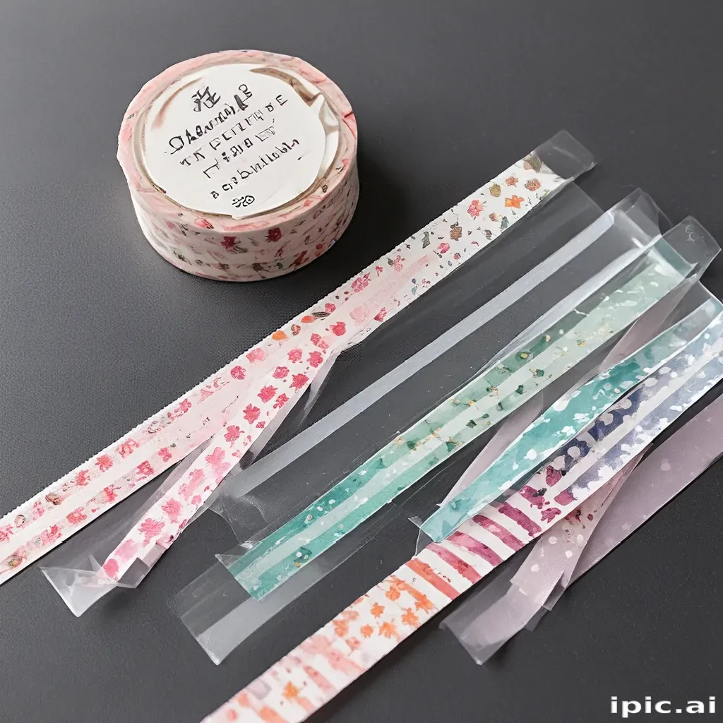 transparent washi tape png