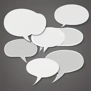 speech bubble clip art