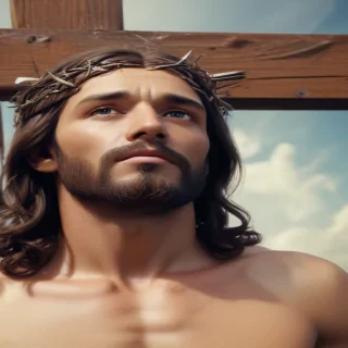 picture of jesus on the cross