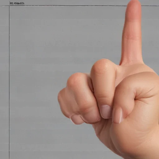 point finger png