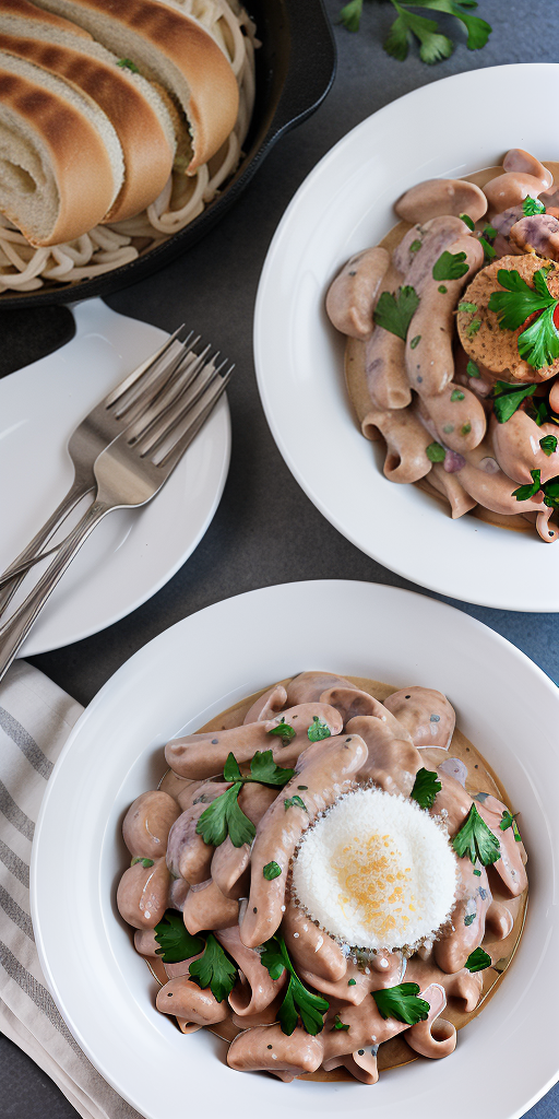 what to eat with stroganoff