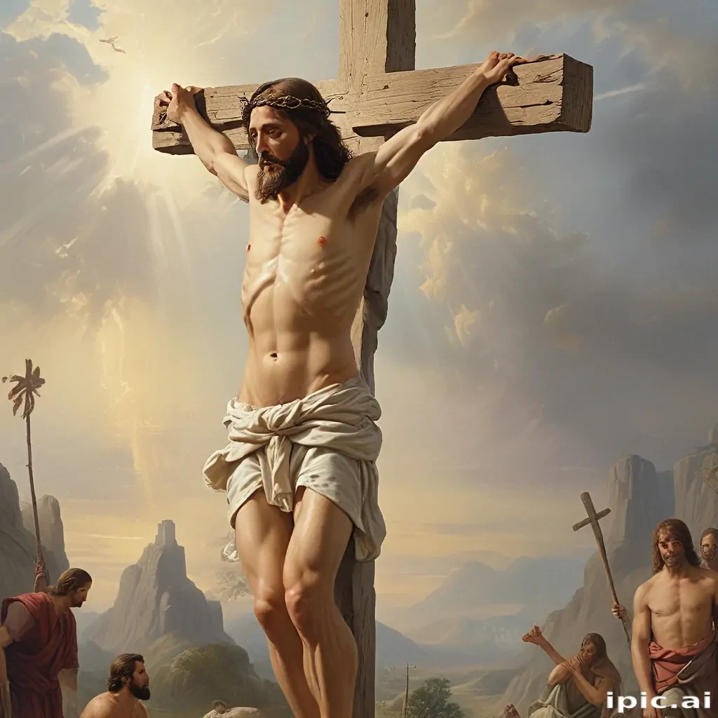 jesus on the cross pictures
