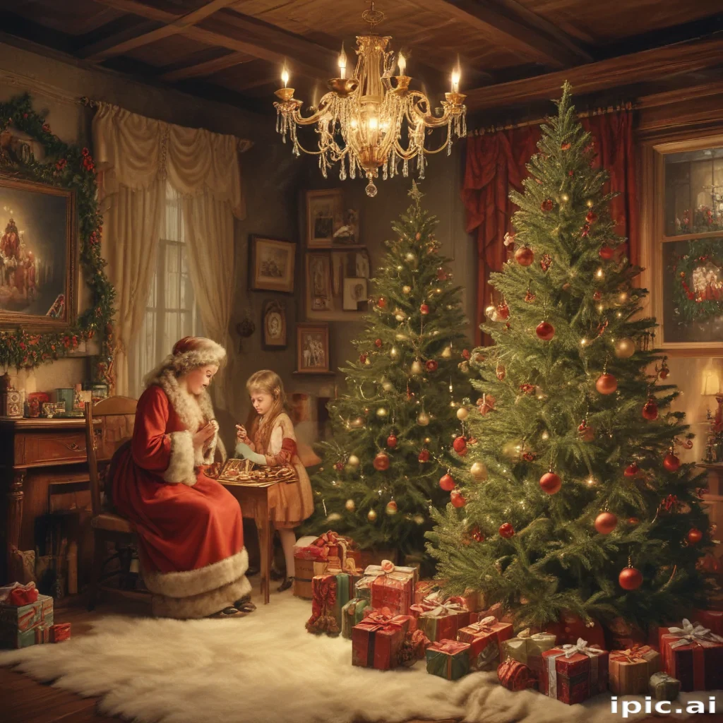 vintage christmas images to print