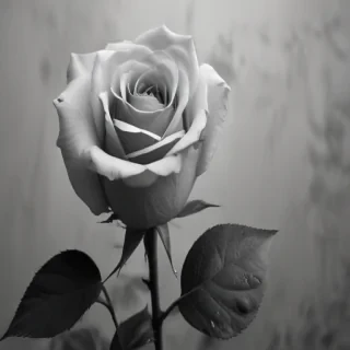 rose pictures in black and white