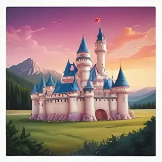cartoon castle