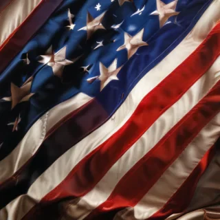 american flag aesthetic