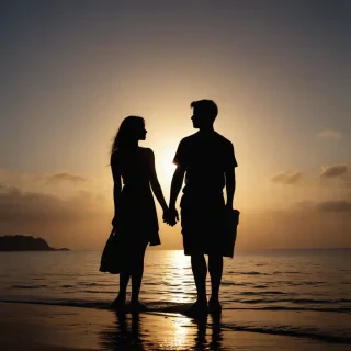 silhouette people png