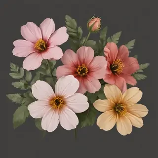 pressed flower png