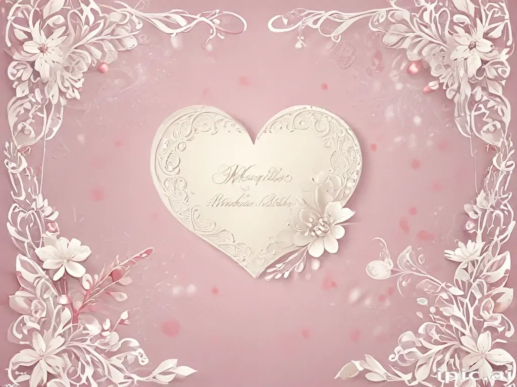 background of wedding card