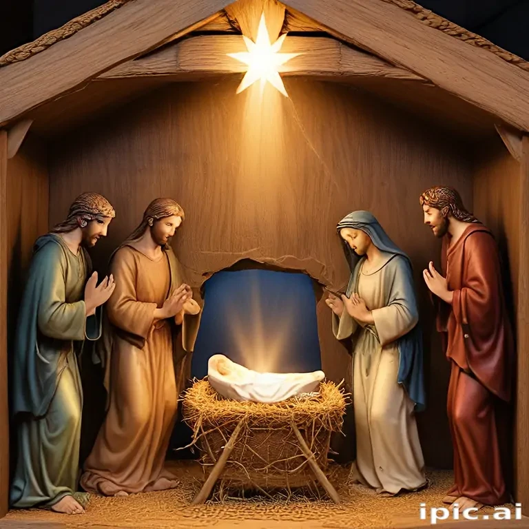 images of the manger scene