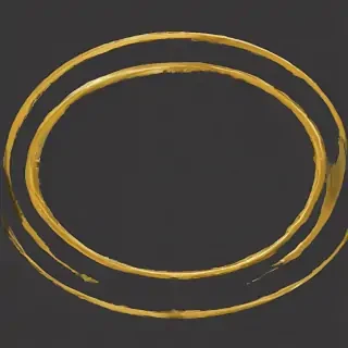 gold circle png