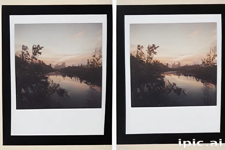 aesthetic polaroid frame