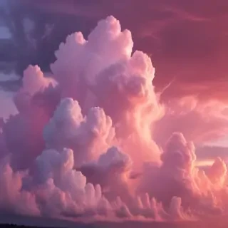 pink clouds wallpaper