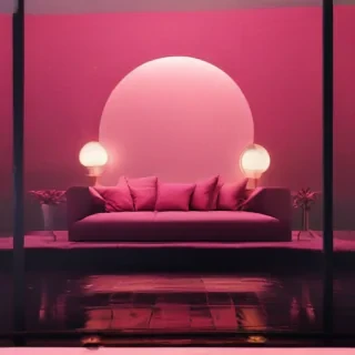 dark pink aesthetic