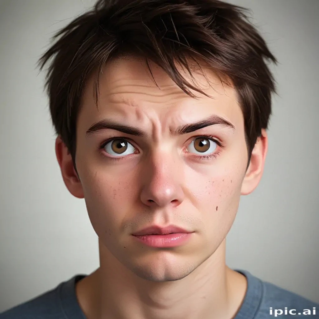 frustrated face