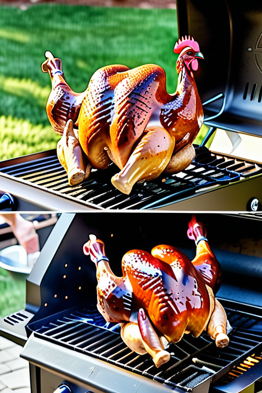 beer can chicken on a pellet grill