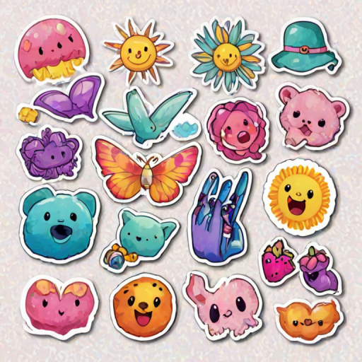 stickers png aesthetic