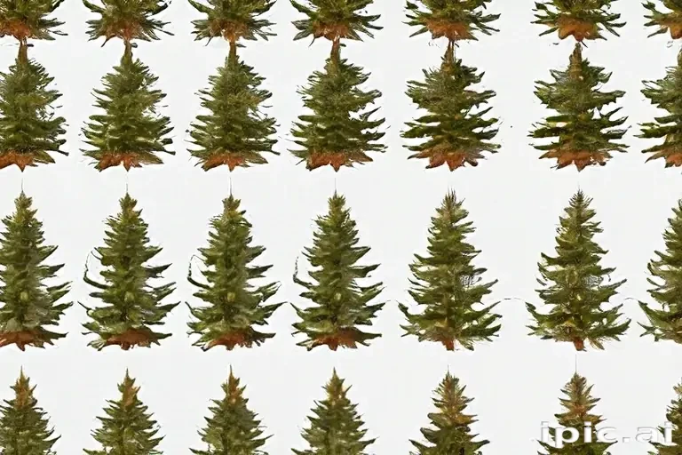 christmas trees transparent background