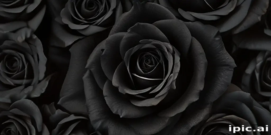 rose wallpaper black