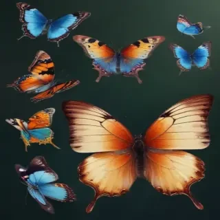 butterflies png transparent