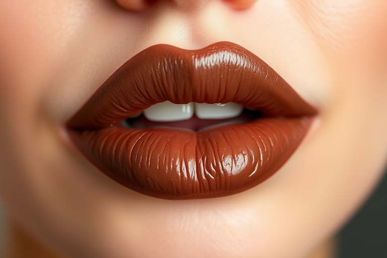Rich chocolate brown "Cocoa Velour" lip mousse with a whipped, airy texture, providing full coverage and a comfortable, weightless feel