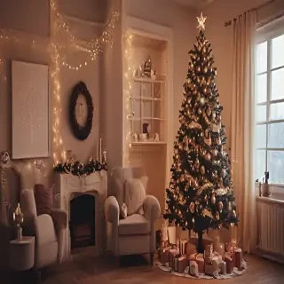 aesthetic christmas background
