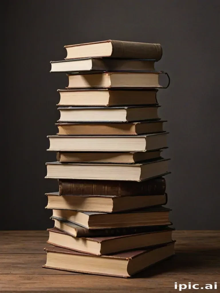 book stack png