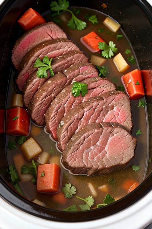 beef sirloin tip crock pot